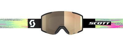 Превью Горнолыжная маска Маска горнолыжная SCOTT Shield LS Black Neon Yellow/Bronze Chrome (277836-4755245)